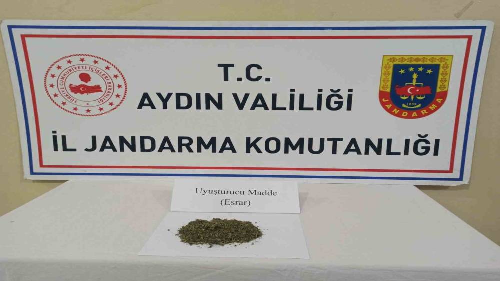 Aydın'da Jandarma Uyuşturucu Operasyonu: 30 Gram Madde Ele Geçirildi