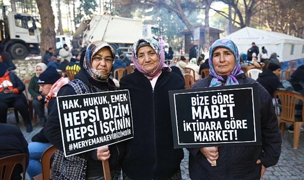 Efes Selçuk Belediyesi'nde Meryem Ana Evi Direnişi Sürüyor