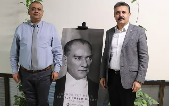 Başkan Adil Kırgöz, İzbeton Genel Müdürü Hüseyin Sezer’i Ziyaret Etti