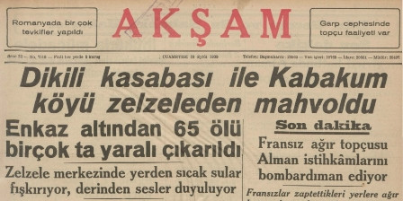 Dikili’de 7,1 Şiddetinde Deprem: 65 Ölü, 100 Yaralı