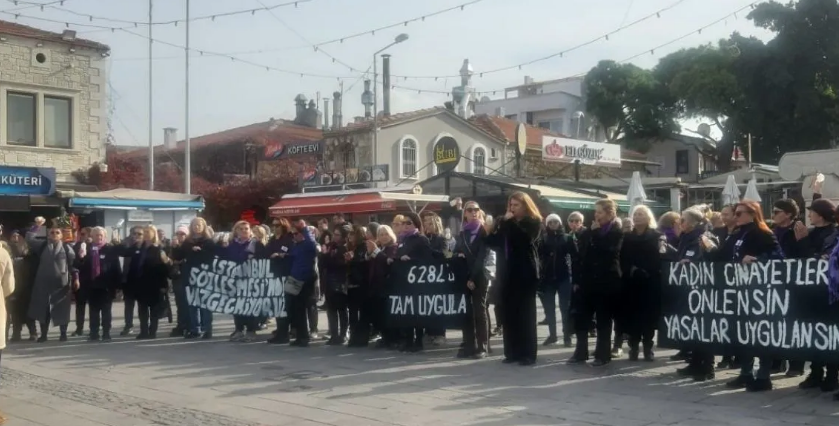 Foça’da Kadına Yönelik Şiddetle Mücadele İçin Etkinlikler Düzenlendi