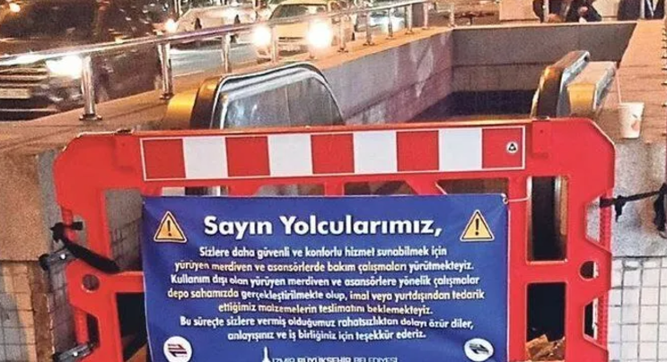 İzmir Metro ve İZBAN’da Asansör ve Yürüyen Merdiven Sorunları Büyüyor