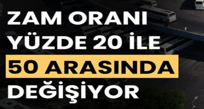 İzmir’de Otobüs Biletlerine Dev Zam!