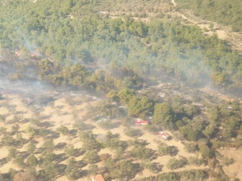 Kınık'ta Yangın Kontrol Altına Alındı: Ekipler Hızla Müdahale Etti