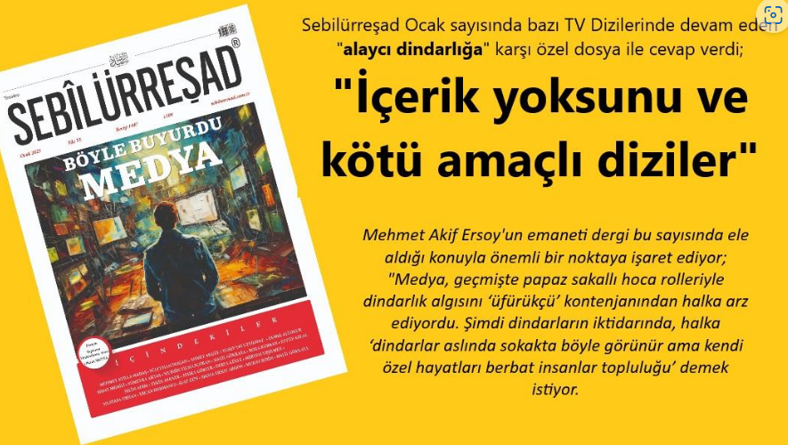 Sebilürreşad Dergisi Yeni Yılın İlk Sayısıyla Okuyucusuyla Buluştu